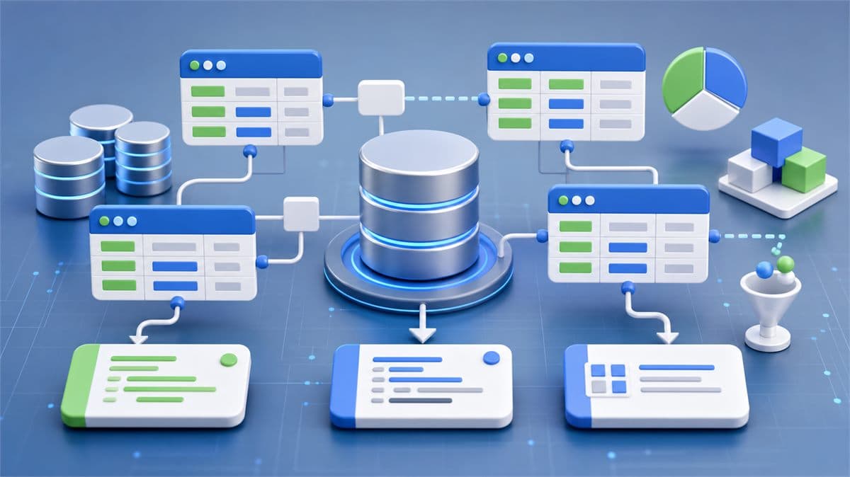 SQL para iniciantes com tabelas de banco de dados e comandos básicos de consulta.