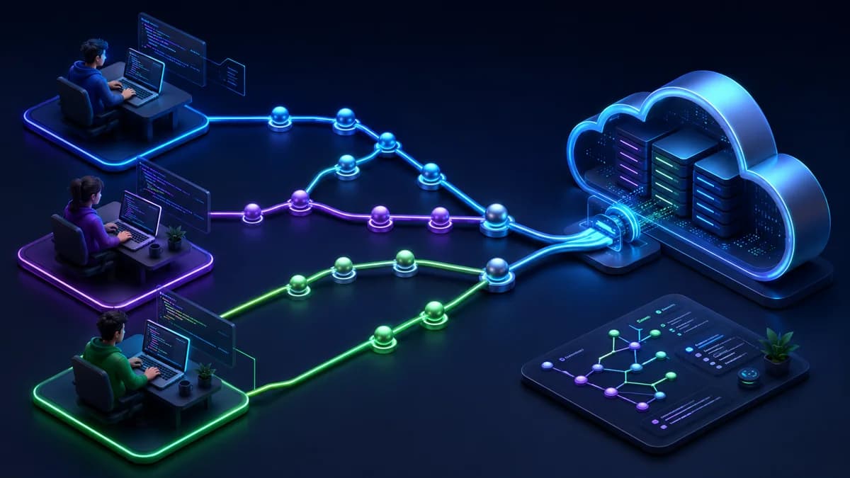 Fluxo colaborativo com Git e repositório remoto