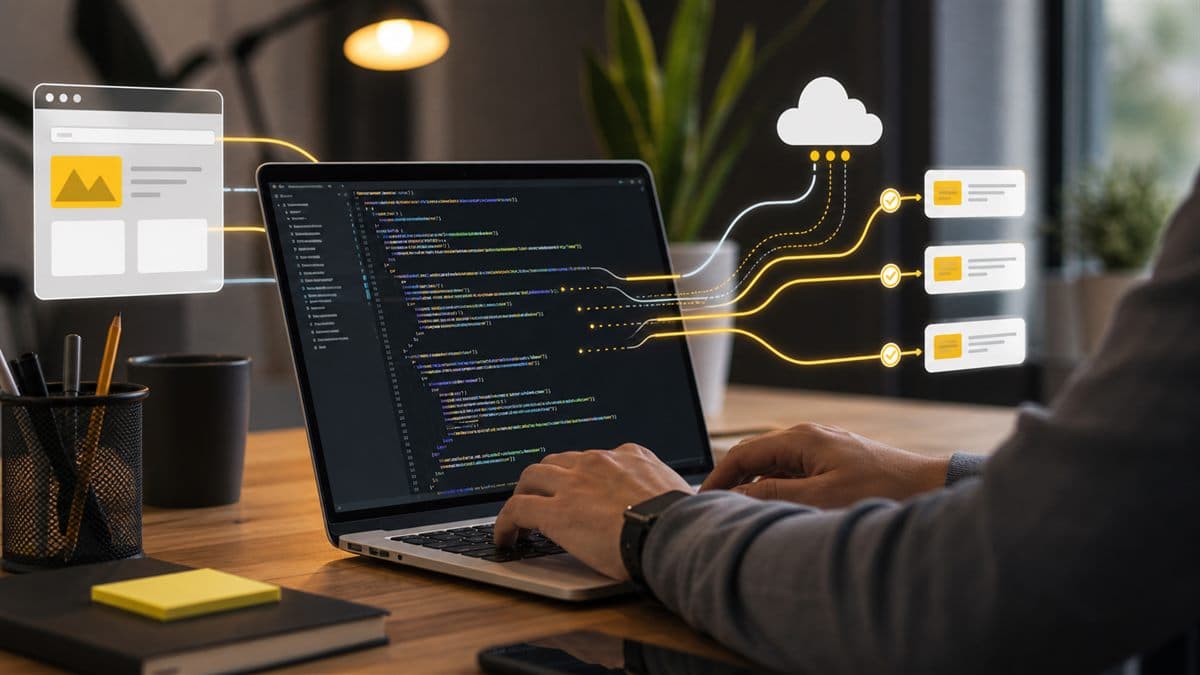 JavaScript assíncrono com promises e async await em fluxo de código front-end