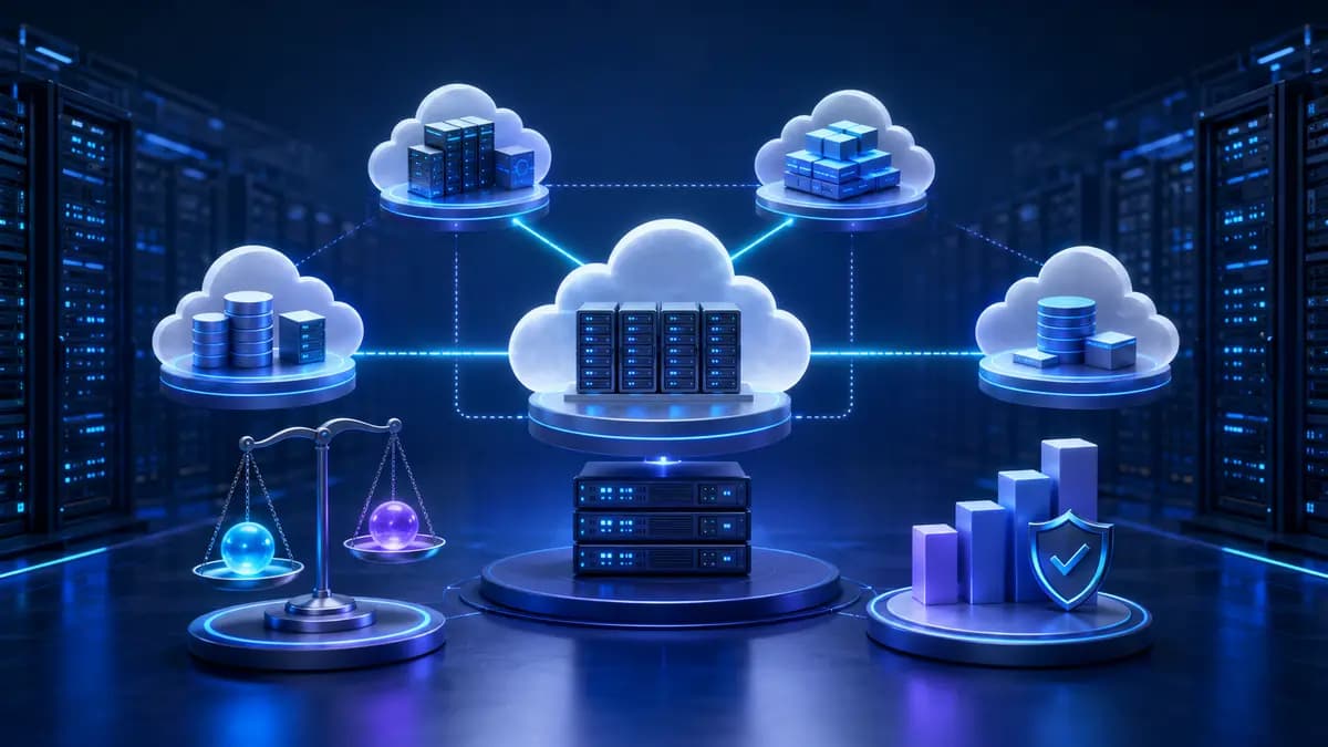 Infraestrutura de cloud computing interligada em um data center