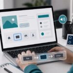 Acessibilidade web com interface inclusiva em notebook e recursos visuais