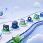 Backend para iniciantes em um roteiro visual com servidor, API, banco de dados e deploy.