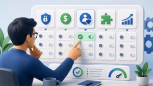Como escolher ferramentas digitais usando checklist de segurança, utilidade, privacidade e custo-benefício.