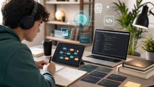 Ferramentas de IA para estudar tecnologia com trilhas e revisao de conteudo