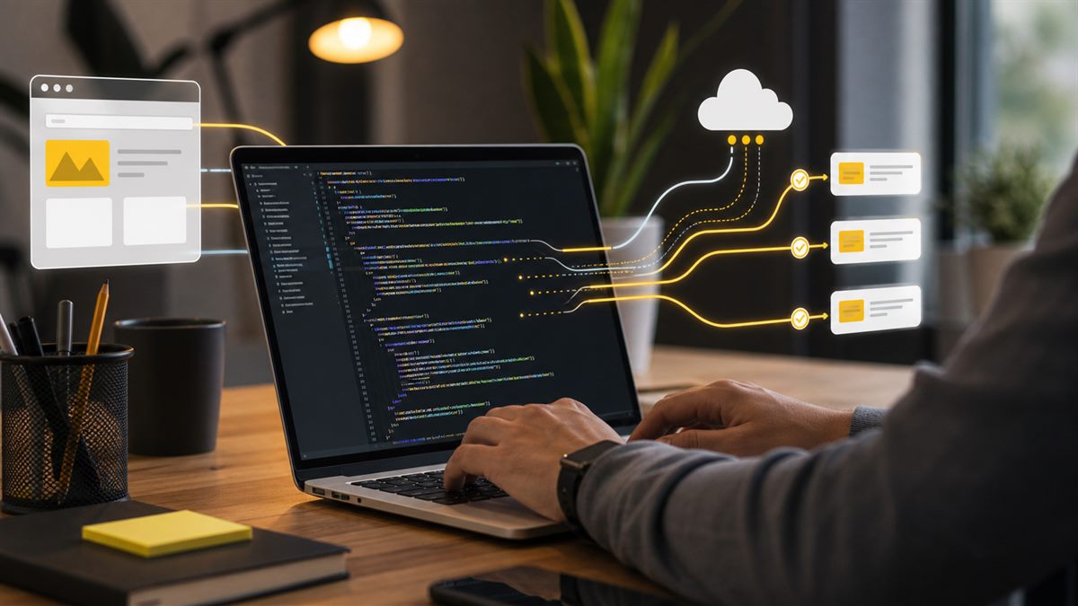 JavaScript assíncrono com promises e async await em fluxo de código front-end
